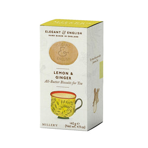 Artisan Biscuits Elegant & English Lemon & Ginger Biscuits (6x140g)