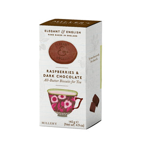 Artisan Biscuits Elegant & English Raspberries & Dark Chocolate Biscuits (6x140g)