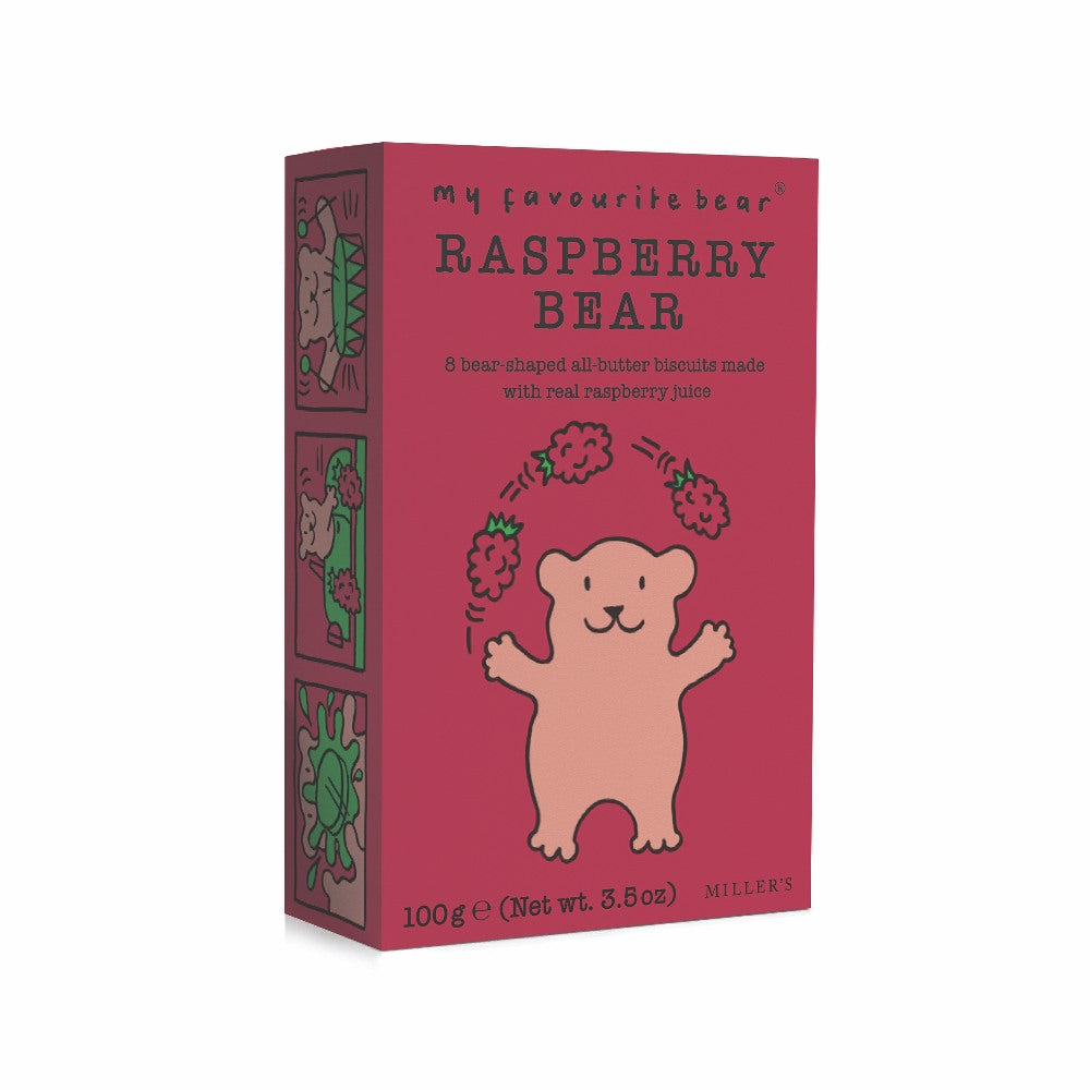 Artisan Biscuits My Favourite Bear Raspberry Bear Biscuits (12x100g)