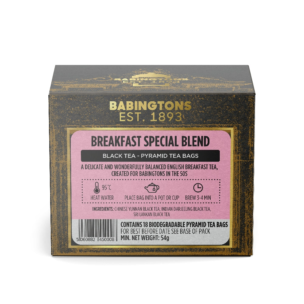 Babingtons Blends Breakfast Special Blend (8x18 Tea Pyramids)