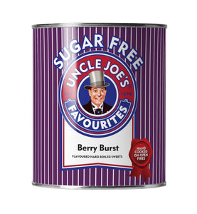 Uncle Joe's Sugar Free Berry Burst Boiled Sweets (6x120g)