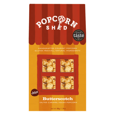 Popcorn Shed Butterscotch Gourmet Popcorn Shed (10x80g)