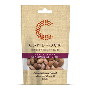 Cambrook Hickory Smoke Seasoned Almonds (9x80g)