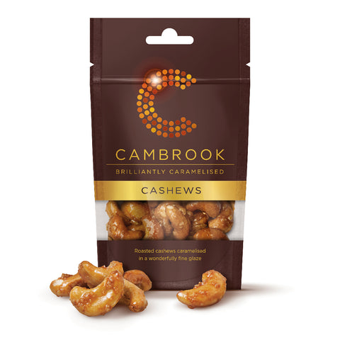 Cambrook Caramelised Cashews (9x80g)