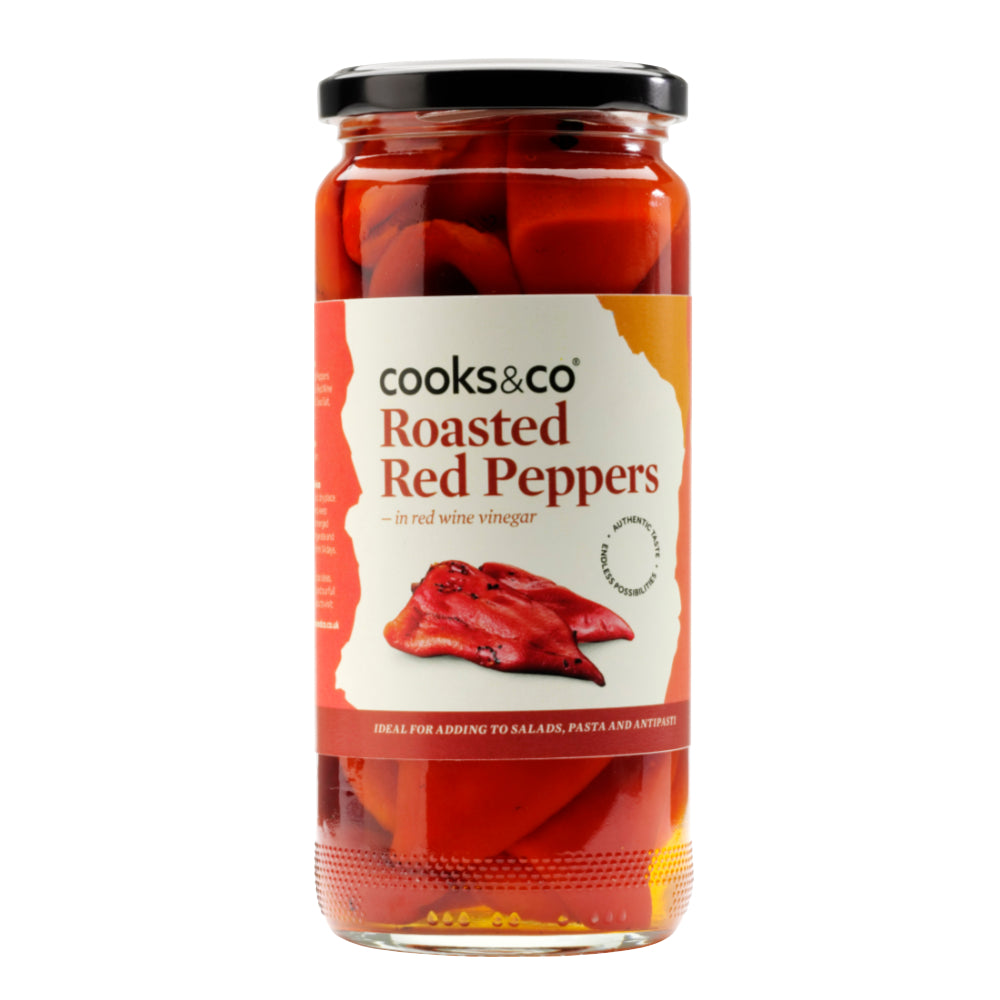 Cooks & Co Roasted Red Peppers (6x460g)