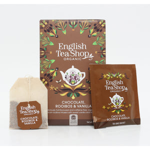 English Tea Shop Organic Chocolate Rooibos & Vanilla (6x20 Tea Bags)
