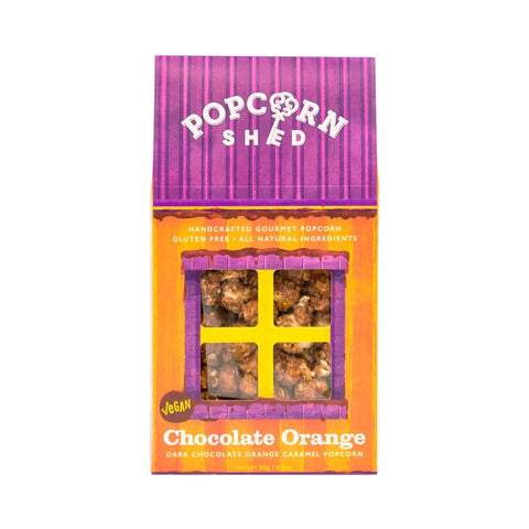 Popcorn Shed Chocolate Orange Gourmet Popcorn Shed (10x80g)