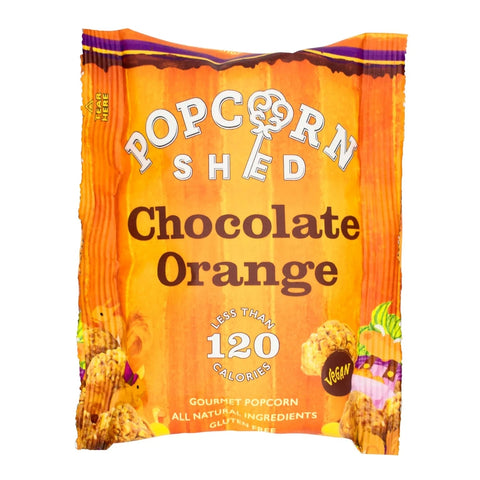 Popcorn Shed Chocolate Orange Popcorn Snack Pack (16x24g)