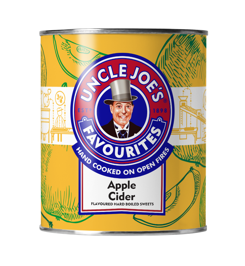 Uncle Joe's Apple Cider Boiled Sweets (6x120g)