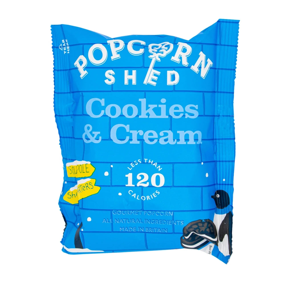 Popcorn Shed Cookies & Cream Popcorn Snack Pack (16x24g)