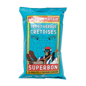 Superbon Sel et Herbes (Salt & Herbs) Chips (14x135g)