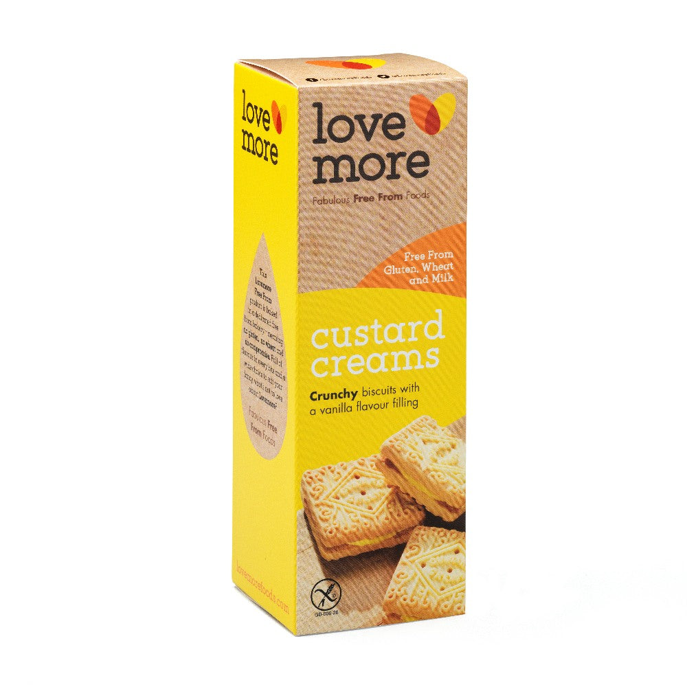 Lovemore Gluten Free Custard Creams (8x125g)