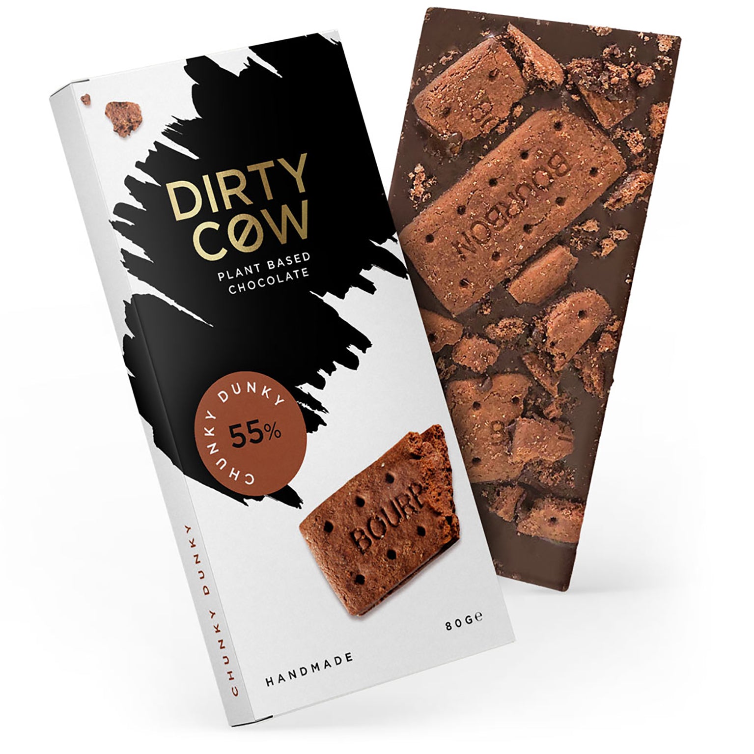Dirty Cow Chunky Dunky Plant Based Chocolate Bar (12x12x80g)