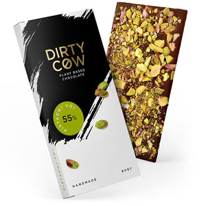 Dirty Cow Pistachi Yo! Plant Based Chocolate Bar (12x80g)