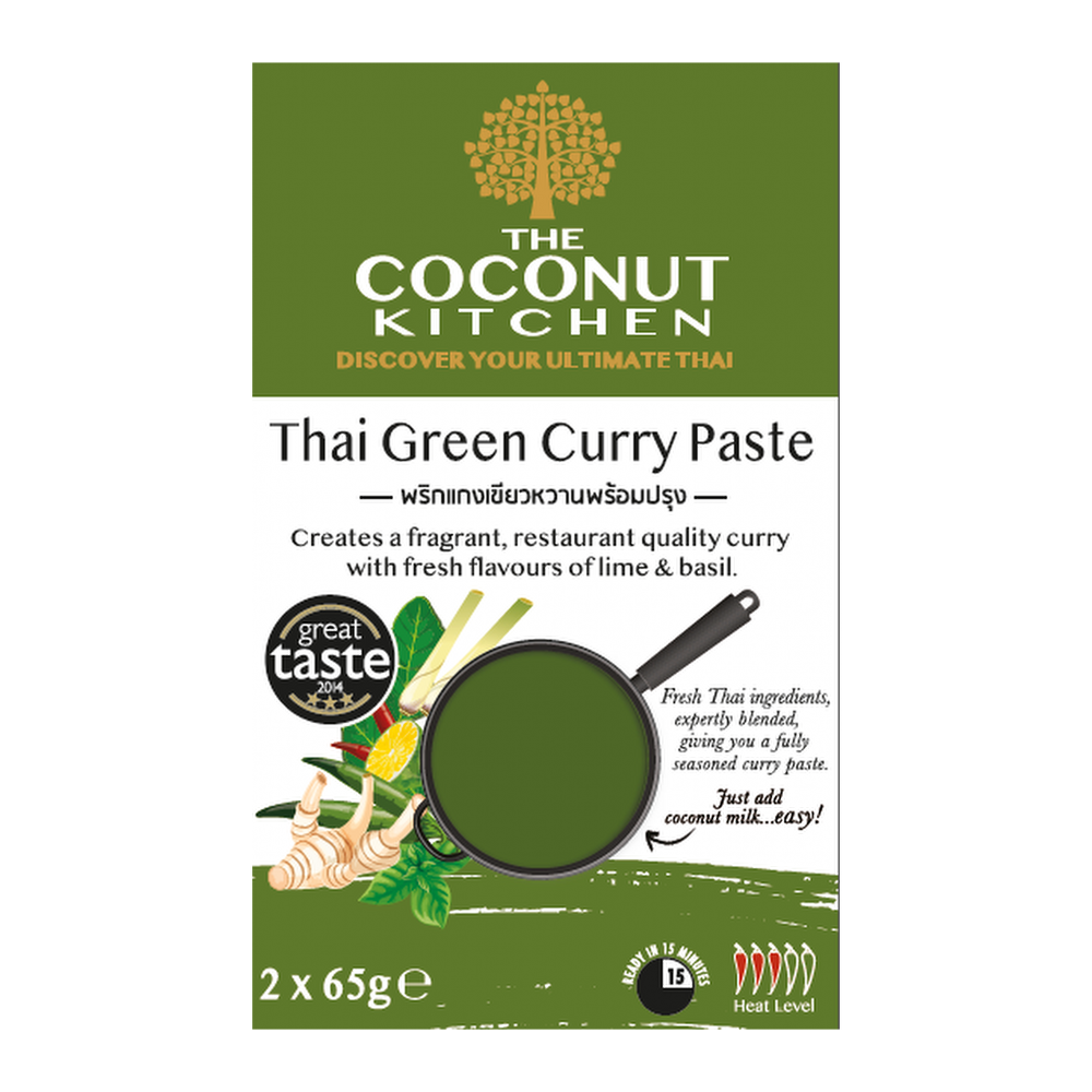 The Coconut Kitchen Thai Green Curry Paste (6x130g)