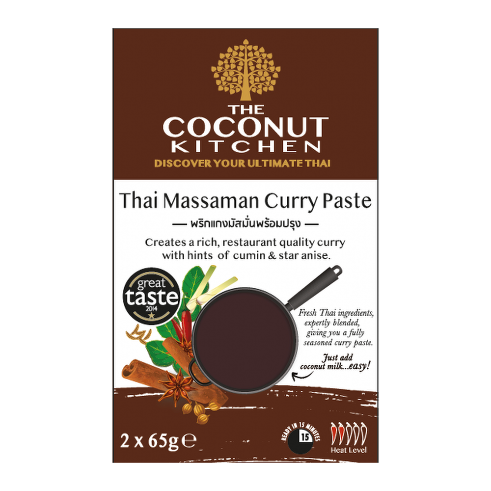 The Coconut Kitchen Thai Massaman Curry Paste (6x130g)