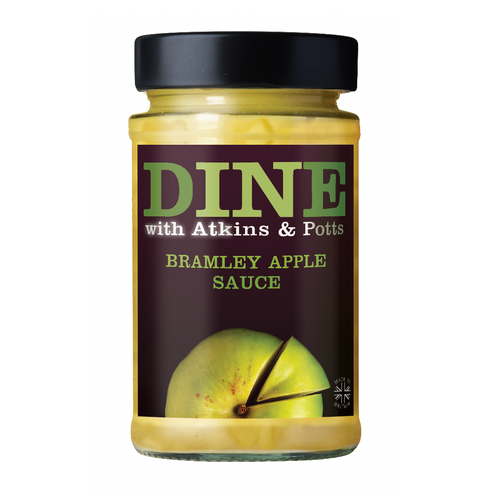 DINE with Atkins & Potts Bramley Apple Sauce (6x210g)