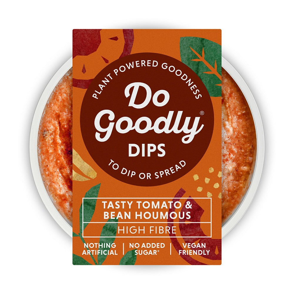 Do Goodly Dips Tasty Tomato & Bean Houmous (6x150g)