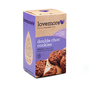Lovemore Gluten Free Double Choc Cookies (6x150g)
