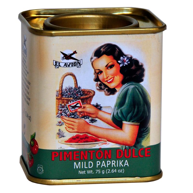 El Avion Mild Paprika in Retro Tin (10x75g)