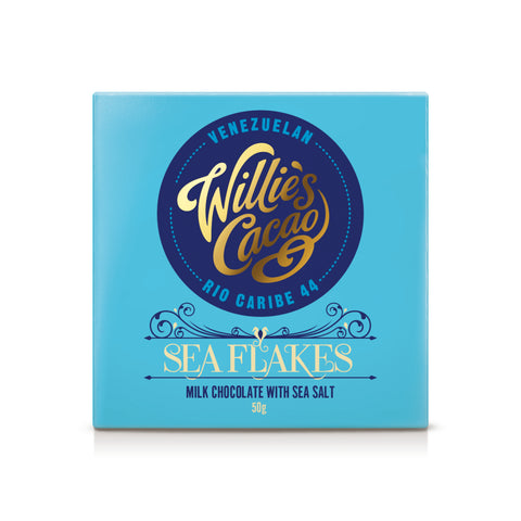 Willie's Cacao Sea Flakes Venezuelan Chocolate (12x50g)