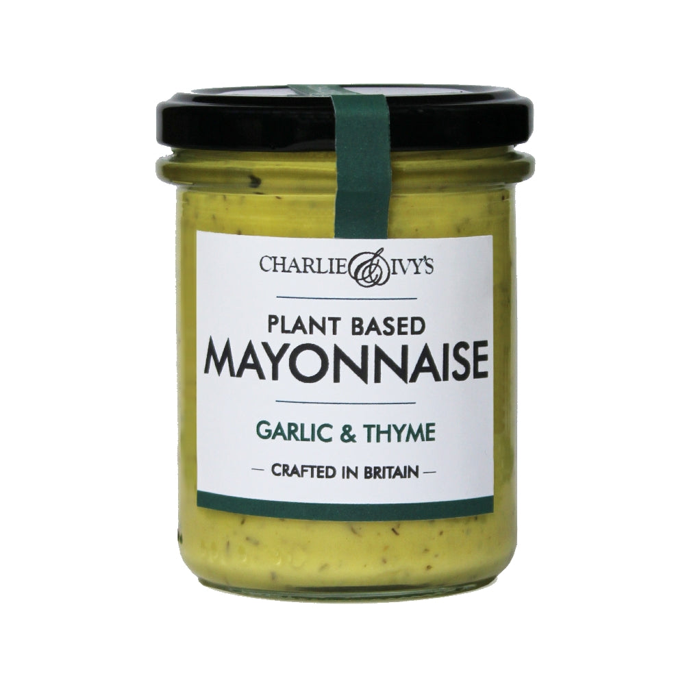 Charlie & Ivy's Garlic & Thyme Plant Based Mayo (6x190g)