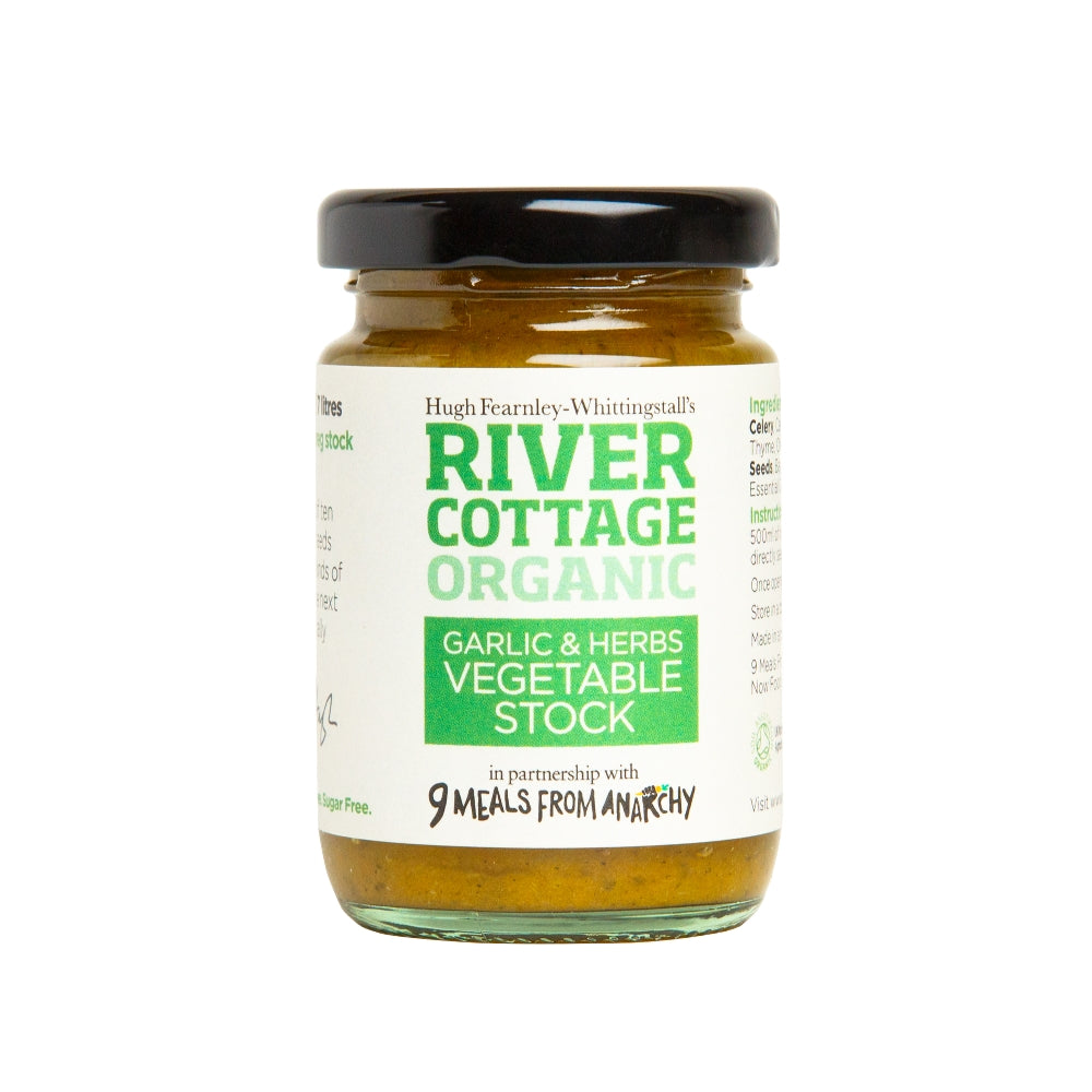 River Cottage Organic Garlic & Herbs Vegetable Stock (6X105g)