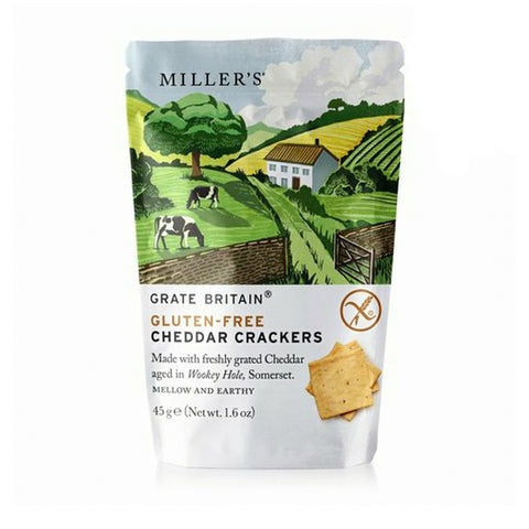 Artisan Biscuits Grate Britain Gluten-Free Cheddar Crackers (20x45g)