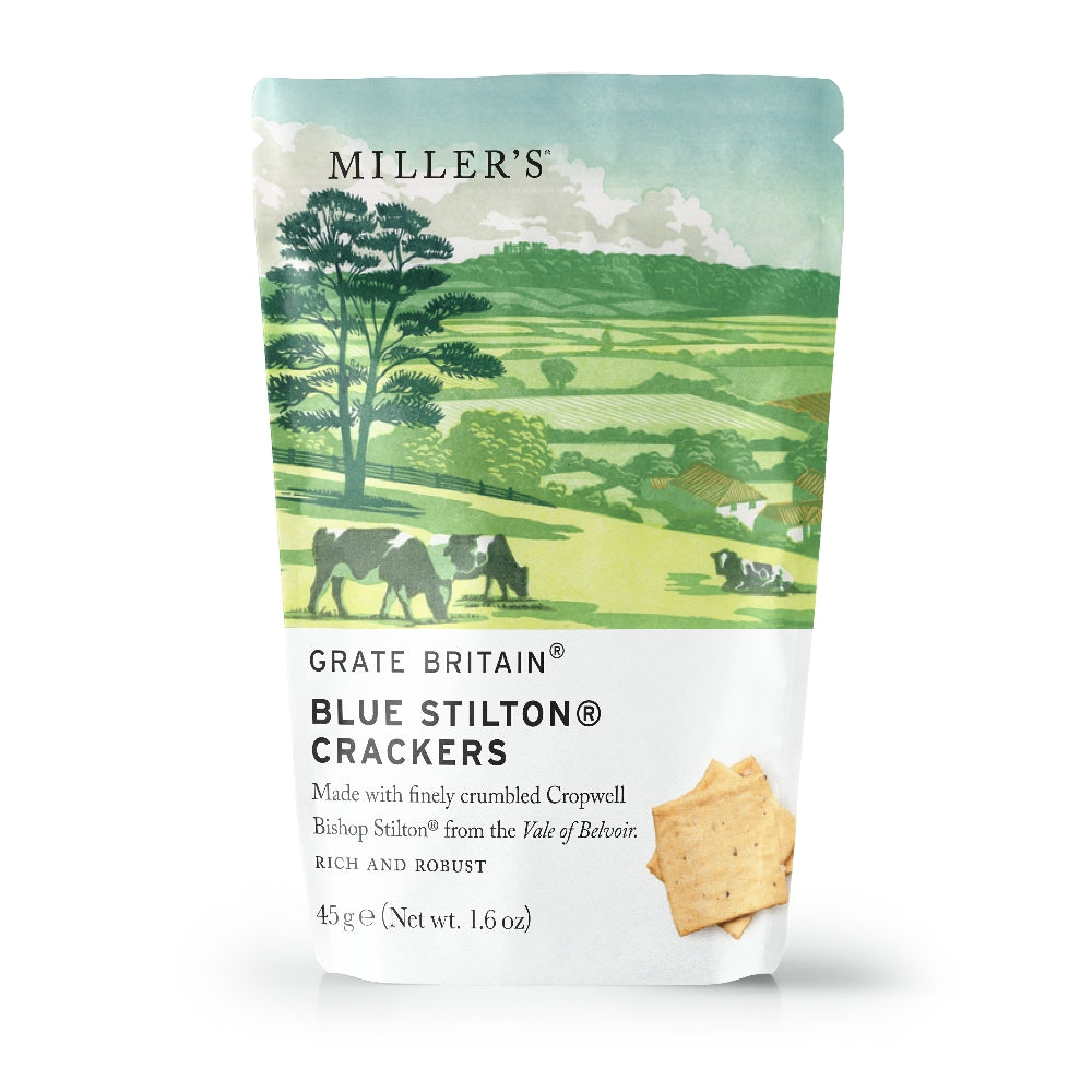 Artisan Biscuits Grate Britain Stilton Crackers (20x45g)