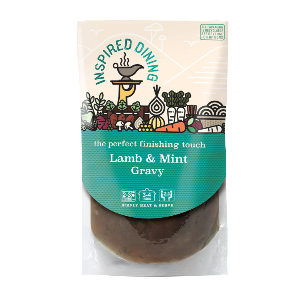 Inspired Dining Lamb Gravy with Mint & Red Wine (8x200g)