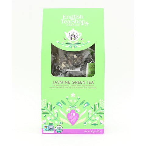 English Tea Shop Jasmine Green Tea (6x15 Pyramids)