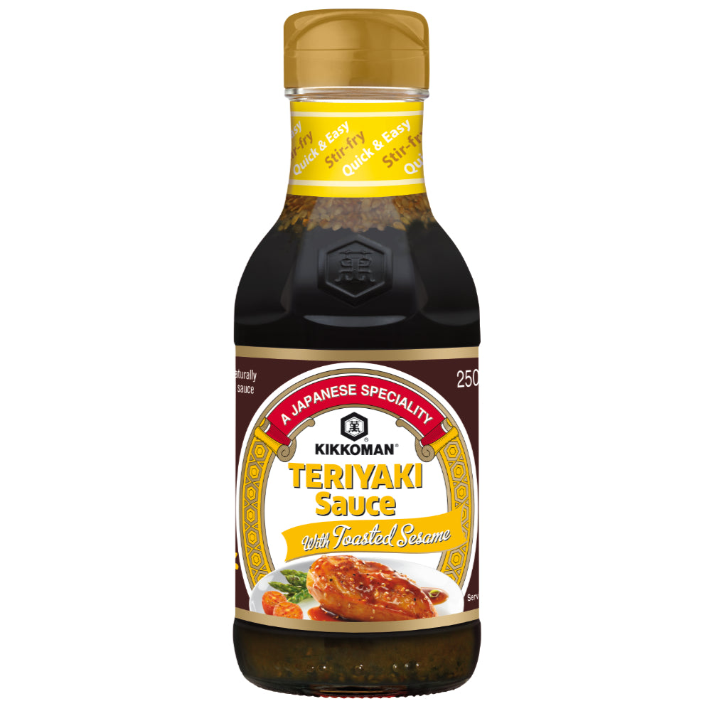 Kikkoman Teriyaki Sauce with Toasted Sesame (6x250ml)