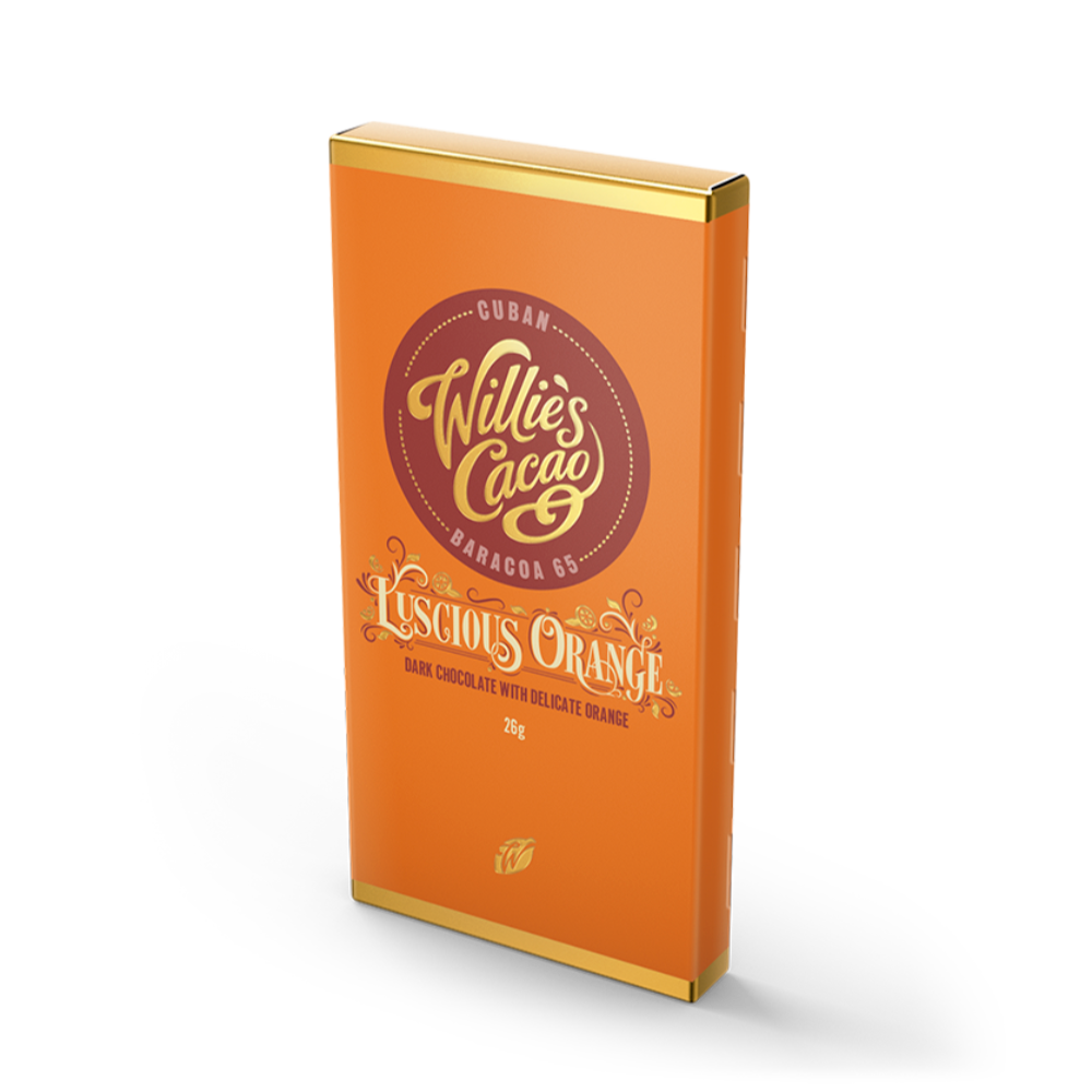 Willies Cacao Luscious Orange Impulse Bar (30x26g)
