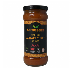 SamosaCo Medium Achari Curry Sauce (6x350g)