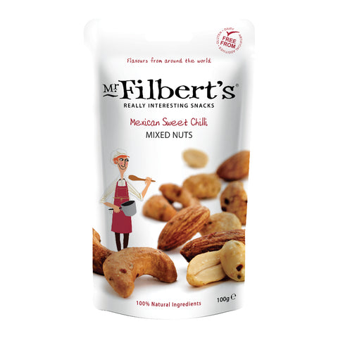 Mr Filbert's Mexican Sweet Chilli Mixed Nuts (12x100g)