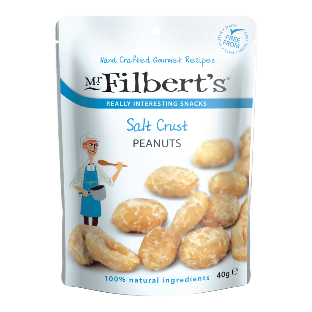 Mr Filbert's Salt Crust Peanuts (20x40g)