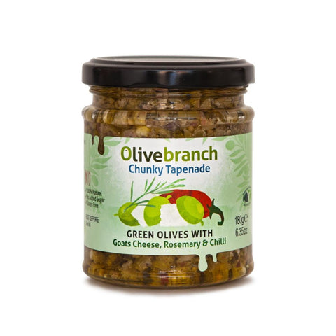 Olive Branch Goat's Cheese, Rosemary & Chilli Tapenade (6x180g)