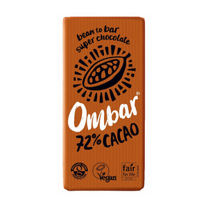 Ombar 72% Cacao Chocolate Bar (10x70g)