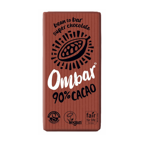 Ombar 90% Cacao Chocolate Bar (10x35g)