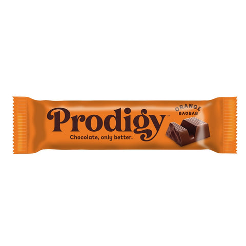 Prodigy Orange Baobab Chocolate Bar (15x35g)