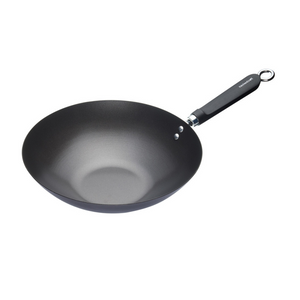 World of Flavours Oriental Carbon Steel 30cm Non-Stick Wok