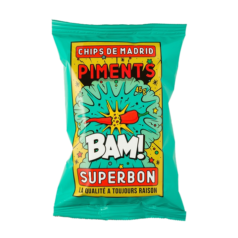 Superbon Piments (Chilli Pepper) Chips (36x45g)