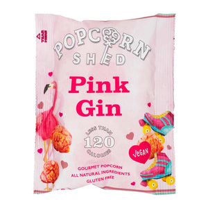 Popcorn Shed Pink Gin Popcorn Snack Pack (16x24g)