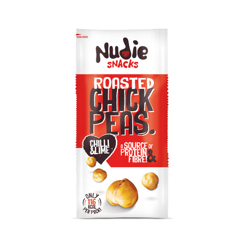 Nudie Snacks Chilli & Lime Roasted Chickpeas (24x30g)