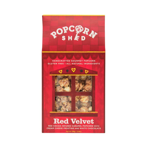 Popcorn Shed Red Velvet Gourmet Popcorn Shed (10x80g)