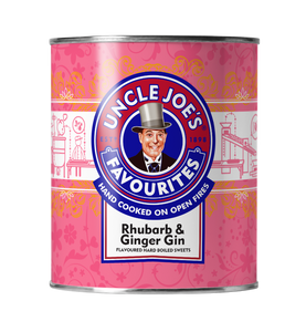 Uncle Joe's Rhubarb & Ginger Boiled Sweets (6x120g)