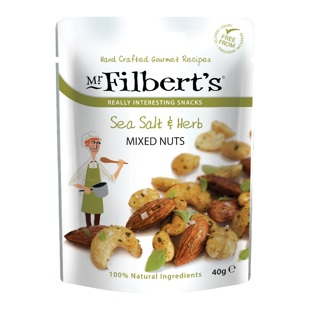 Mr Filbert's Sea Salt & Herb Mixed (20x40g)