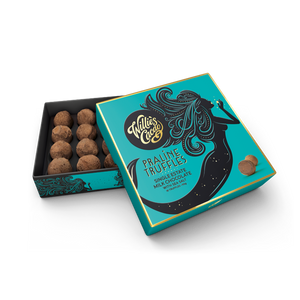 Willie's Cacao Milk Chocolate Praline Truffles with Sea Salt (6x110g)