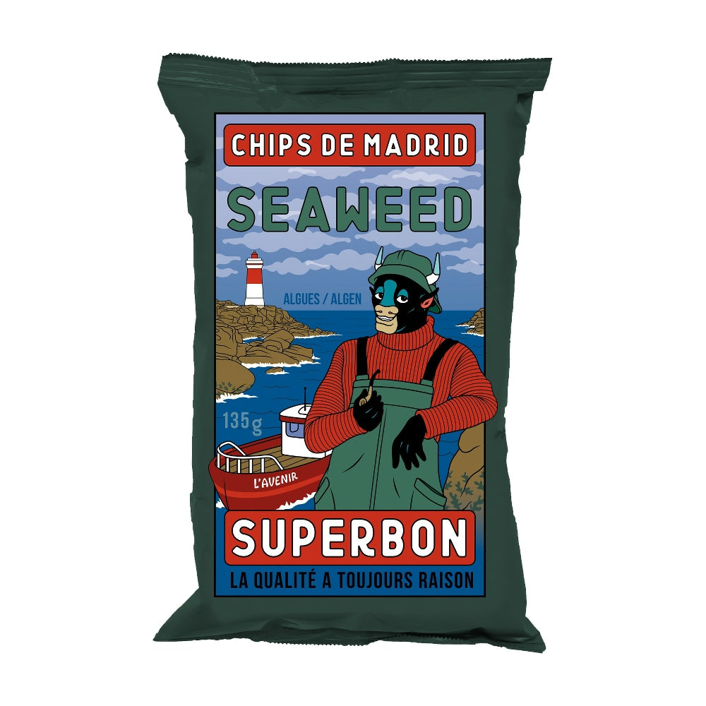 Superbon Seaweed Chips (14x125g)