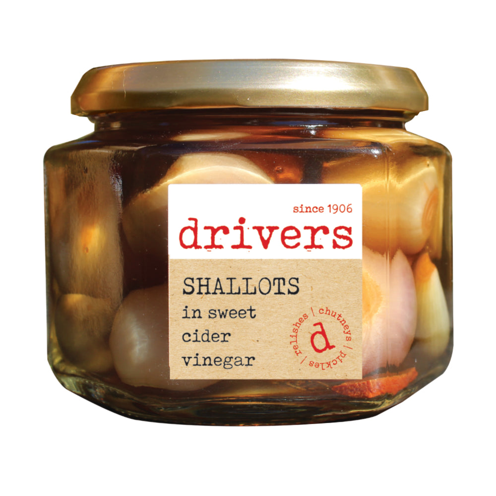 Drivers Shallots in Cider Vinegar (6x350g)